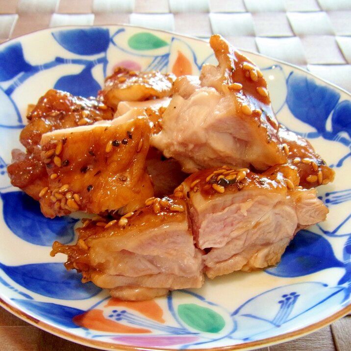 お弁当に★鶏肉のごま照り焼き